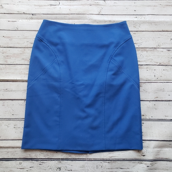 Worthington Petite bright blue skirt size 2P - Picture 1 of 12
